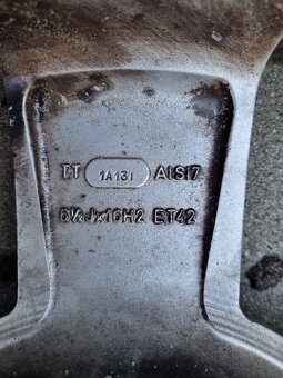 Originální litá kola Octavia 1 R16 , 6,5Jx16 ET42 5x100 - 6