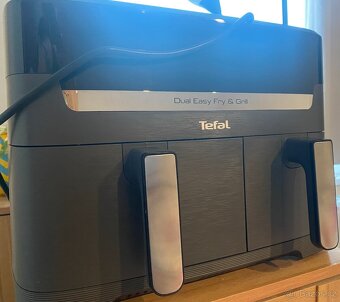 Fritéza horkovzdušná Tefal EY942HE0 Dual Easy Fry XXL černá/ - 6