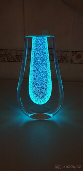 UMĚLECKÁ LUMINESCENČNÍ VÁZA DESIGN KAPKA - 6