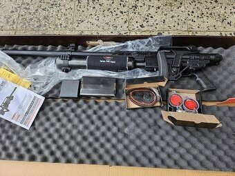 vzduchov.PCP sem,Full Hatsan Blitz 777 6,35 mm,optik 3-9x40 - 6