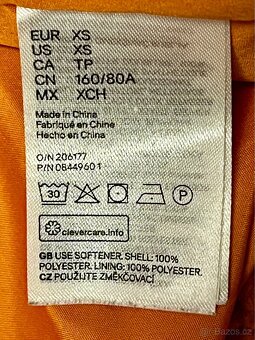 Oranžová bunda do pasu - 6