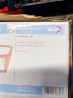 originál Radio Honda Civic od 2012+ - 6