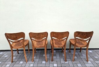 Luxusní prvorepublikové židle THONET po renovaci - 6