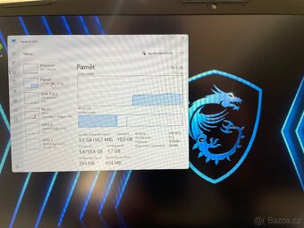 Herní Notebook MSI- i9-13900H-RTX-4070-8GB-105 W (MUX Switch - 6