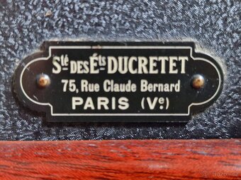 Starožitné rádio Ducretet, Paris, Francie, 7 lampovka, 1929 - 6