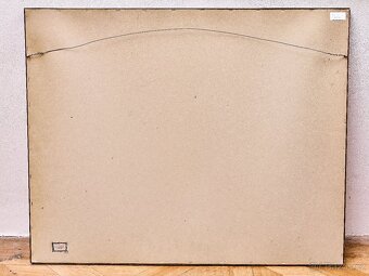 Kresba uhlem Engelman 1980, městské nábřeží, Amsterdam - 6