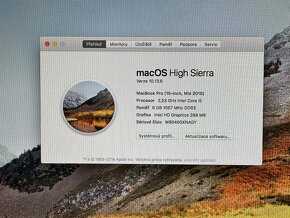 MacBook Pro 15" 2010 6GB RAM 250GB SSD - 6