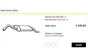 Ford Fiesta 1.3 44kw výfuk (také pro courier, kurýr) - 6