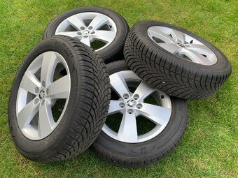kompletní sada ALU ORIGINALNÍCH KOL Škoda vč. zimních pneu - 6