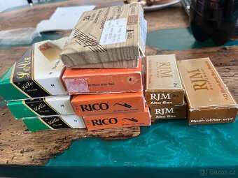 Predám vintage plátky na alt saxofón rico 70/80 roky - 6