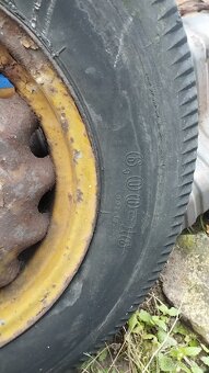 Staré, historické disky s pneu, Tatra, Praga, 16 palců - 6