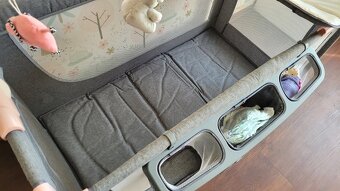 Dětská cestovní postýlka KinderKraft Joy pink - 6