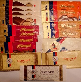 SBĚRATELSKÁ SBÍRKA OBALŮ OD ČOKOLÁDY r. 1966-1975 - 6