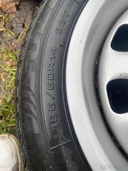 Plechová kola R14 - 6