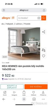 Postel IKEA s matrací - 6