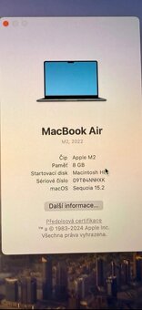 Apple Macbook Air 13” M2 2022 Temně inkoustový - 6