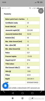 Světlo GREENLUX s čidlem - 6