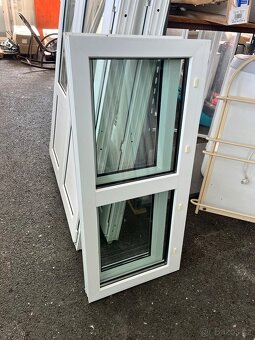 TERASOVÉ PLASTOVÉ DVOUKŘÍDLÉ DVEŘE OTV VEN 128x209-257 - 6