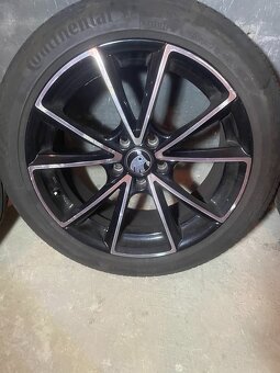 Prodám ALU kola + PNEU R18 Continental - 6