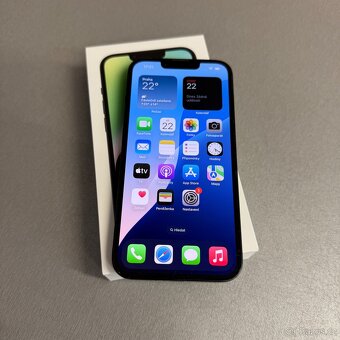 iPhone 14 256GB černý, pěkný stav, 12 měsíců záruka - 6