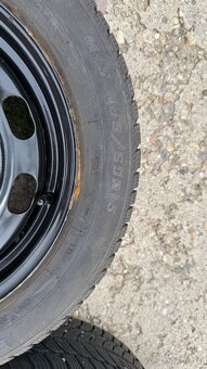 Sada plechových disku+ pneu na Škoda Rapid,Fabia 3 - 6