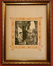 František Kupka - xylografie, dřevoryty set originál 1905 - 6