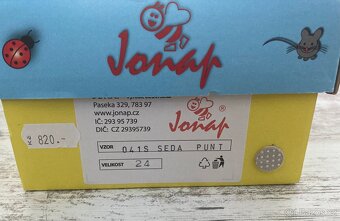 Dětské kožené boty JONAP - vel.24 - 6