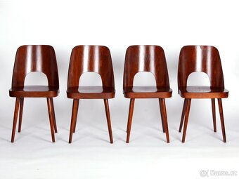 Jídelní židle O. Heardtl ve 100 % stavu, 4 kusy. - 6