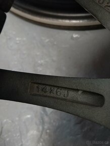 4x alu disk Audi, VW, Skoda, Seat 5x100, 6J 14. - 6