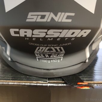 Dětská přilba cross cup sonic junior Cassida - 6