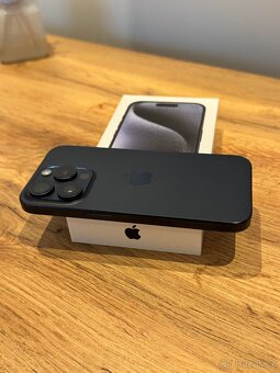 iPhone 15 Pro 128 GB Blue Titan V TOP stavu 87% - 6