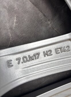 Originální Alu kola 5x112 Audi A4 225/50/17 DOT24 - 6