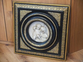 Obrazy-olejomalba,tisk zlacený rám atd. - 6