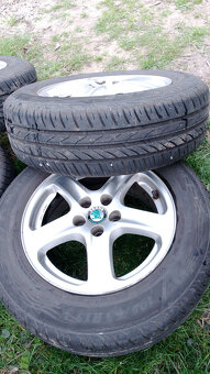 Alu kola originál Škoda 15", 5x100 + letní pneu - 6