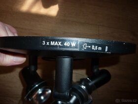 Stropní bodové osvětlení 3x 40W - 6