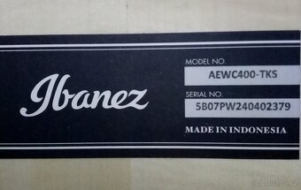 Predam el.ak. gitaru Ibanez AEWC400-TKS.Zn.cena. - 6