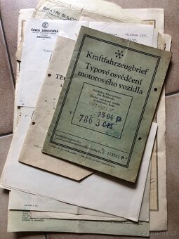 ČZ 175 rok výroby 1936 originál dokumenty účet,záruční list - 6