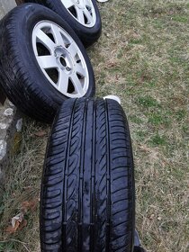 orig. Al disky VW 7Jx15, 5x112, s pneu 205/60/15 - 6