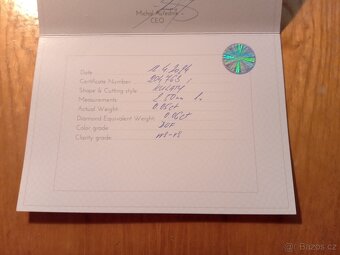 Zlatý prsten s laboratorními diamanty - 6