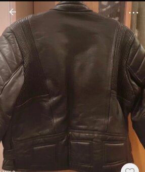 Kožená bunda na motorku SKIN - 6
