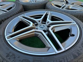 Originál alu kola Mercedes 5x112 R18 C class zima - 6