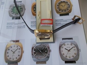 funkcni nove nenosene komplet hodinky prim rok 1965 kostka - 6