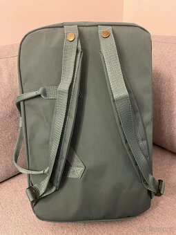 Prodám batoh značky Fjällräven Kanken Weekender Frost Green - 6