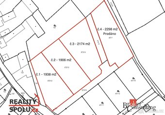 Prodej, pozemky/bydlení, 2174 m2, Smědčice, Rokycany [ID 489 - 6