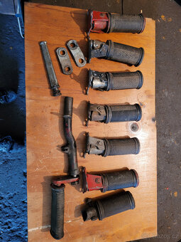 Jawa 250,350 panelka+kývačka-brzdové štíty,tlumiče, rozeta - 6