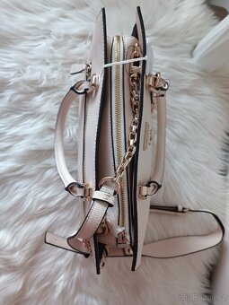 Bílá (béžová) kabelka Guess - 6