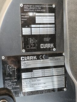 Manipulační vozík VZV CLARK 2.5t Li-ion pro venkovní použití - 6