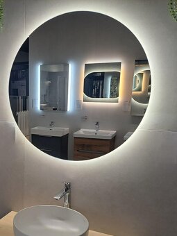 Zrcadlo AMBIENTE RONDE prům. 80 cm s LED podsvícením - 6