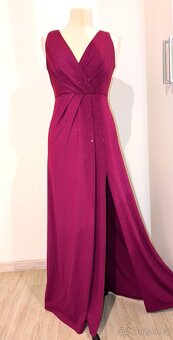 Fialové třpytivé šaty - 6