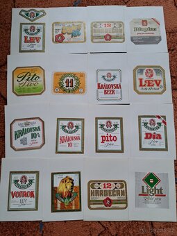 Retro pivní etikety 90. léta - 6